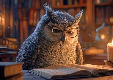 Wise Owl Reading Book