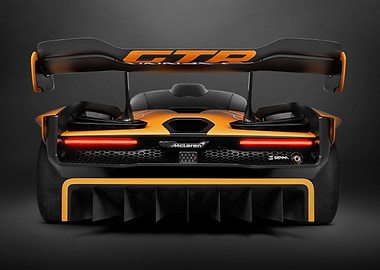 McLaren Senna GTR Rear View