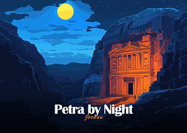 Petra by Night, Jordan
