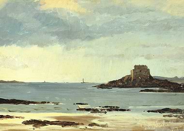 Coastal Fort Painting