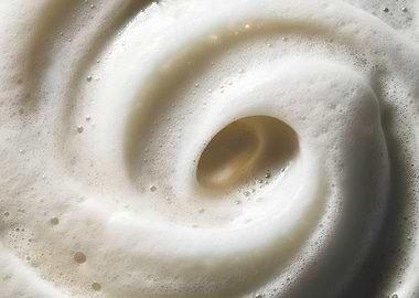Swirling White Foam Texture