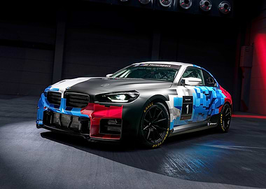 BMW M Motorsport Race Car Livery