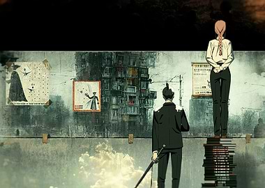 Chainsaw Man Opening Scene: Aki and Makima