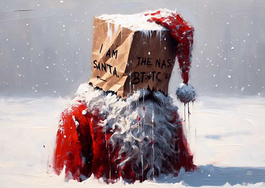 Santa Claus Lost in the Snow – A Humorous Tribute to Christmas