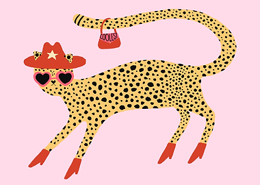 Coolest Cheetah with Accessories