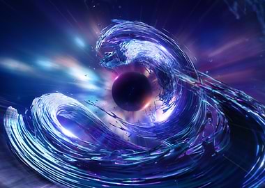 abstract black hole with swirling energy