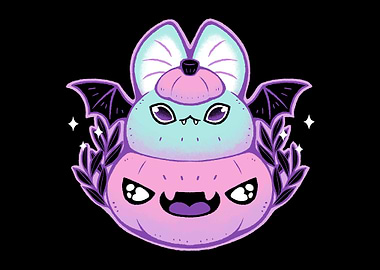 Halloween Pastel Goth Bat