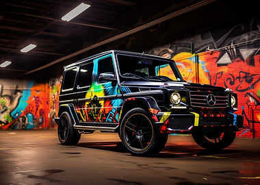 Mercedes G Wagon Graffiti