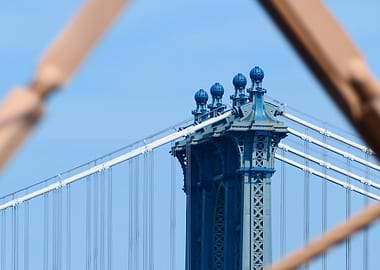 Manhattan Bridge Tower View