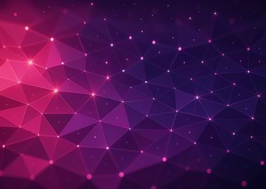 Abstract Pink and Purple Network