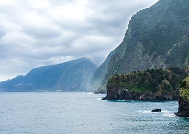 Coastal Mountains and Ocean View