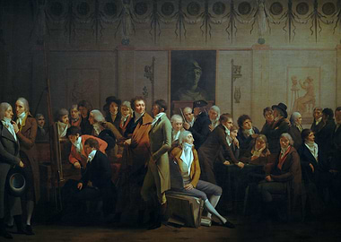 Art Class Painting by Louis David