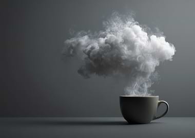 Cloudy Coffee Cup