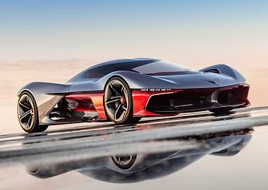 Chevrolet Corvette California - Sleek Futuristic Car Design