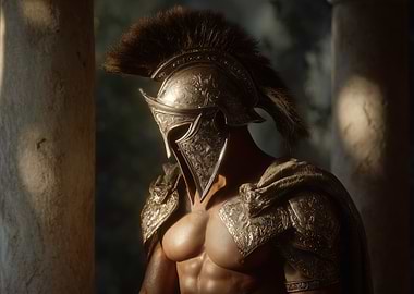 Sunlit Spartan Guard