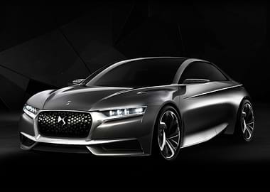 Sleek Silver DS Car Concept