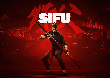 Sifu Game Character with Staff