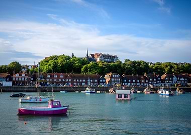 Coastal Town Folkestone in England