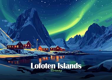 Lofoten Islands, Norway, Northern Lights