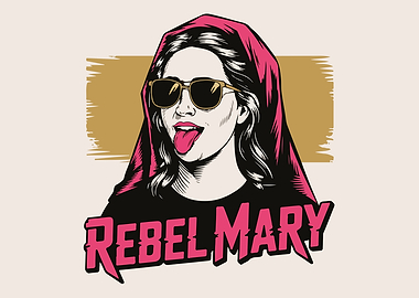 Rebel Mary Illustration