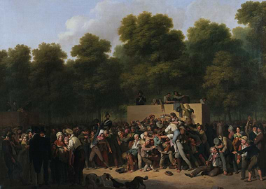 Historical Painting: Crowd Scene