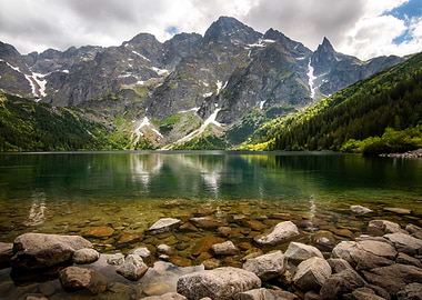 Morskie Oko Mountain Lake