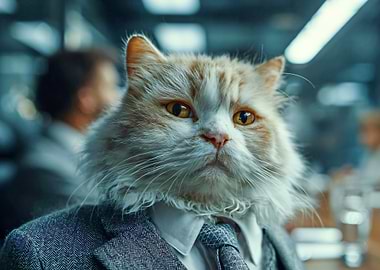 Cat in Suit