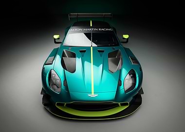 Aston Martin Racing Car Front View