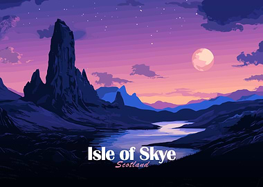 Isle of Skye, Scotland Landscape Art