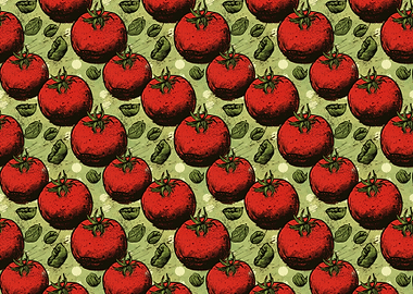 Tomato and Basil Pattern
