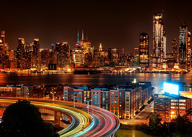 new york city at night
