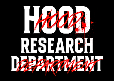Hood Research Department Text Art