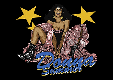 Donna Summer Retro Poster