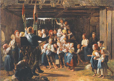 Vintage Photograph of Children and Photographer