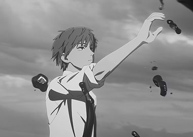 Chainsaw Man EP11 Ending: Denji black and white