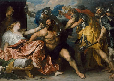 Samson and Delilah painting