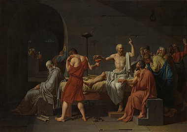 The Death of Socrates Painting