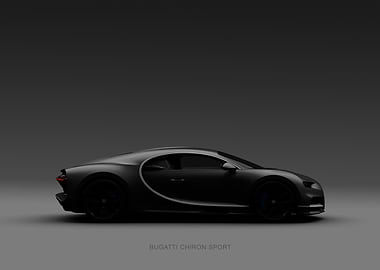 Bugatti Chiron Sport in Dark Gray