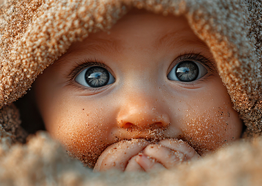 Baby with Sand