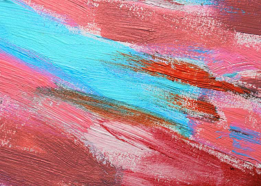 Abstract Brushstroke Painting