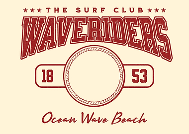 The Surf Club Waveriders Graphic