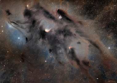Cosmic Dust Clouds in Space