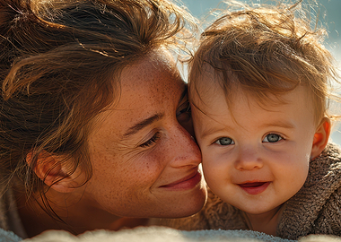 Mother and Baby Portrait