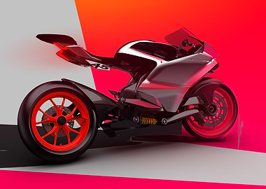Futuristic Ducati zero - Motorcycle Concept