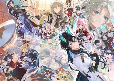 Star Rail Characters Collage