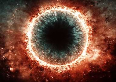 Fiery Cosmic Eye