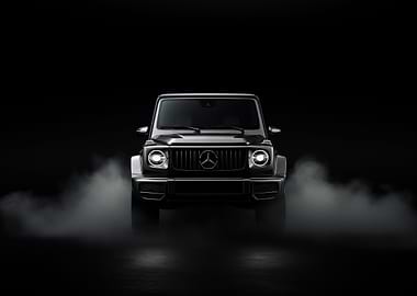 Mercedes G Wagon on Black