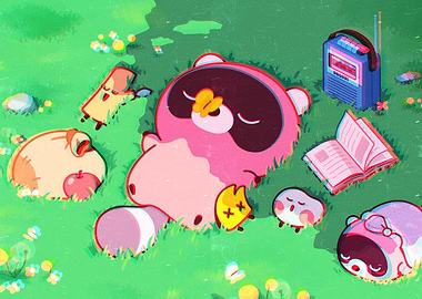 Animal Inspired Picnic Scene