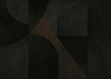 Abstract Dark Geometric Composition
