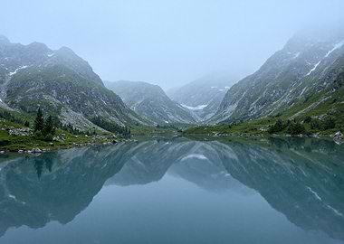 Mountain Lake Reflection